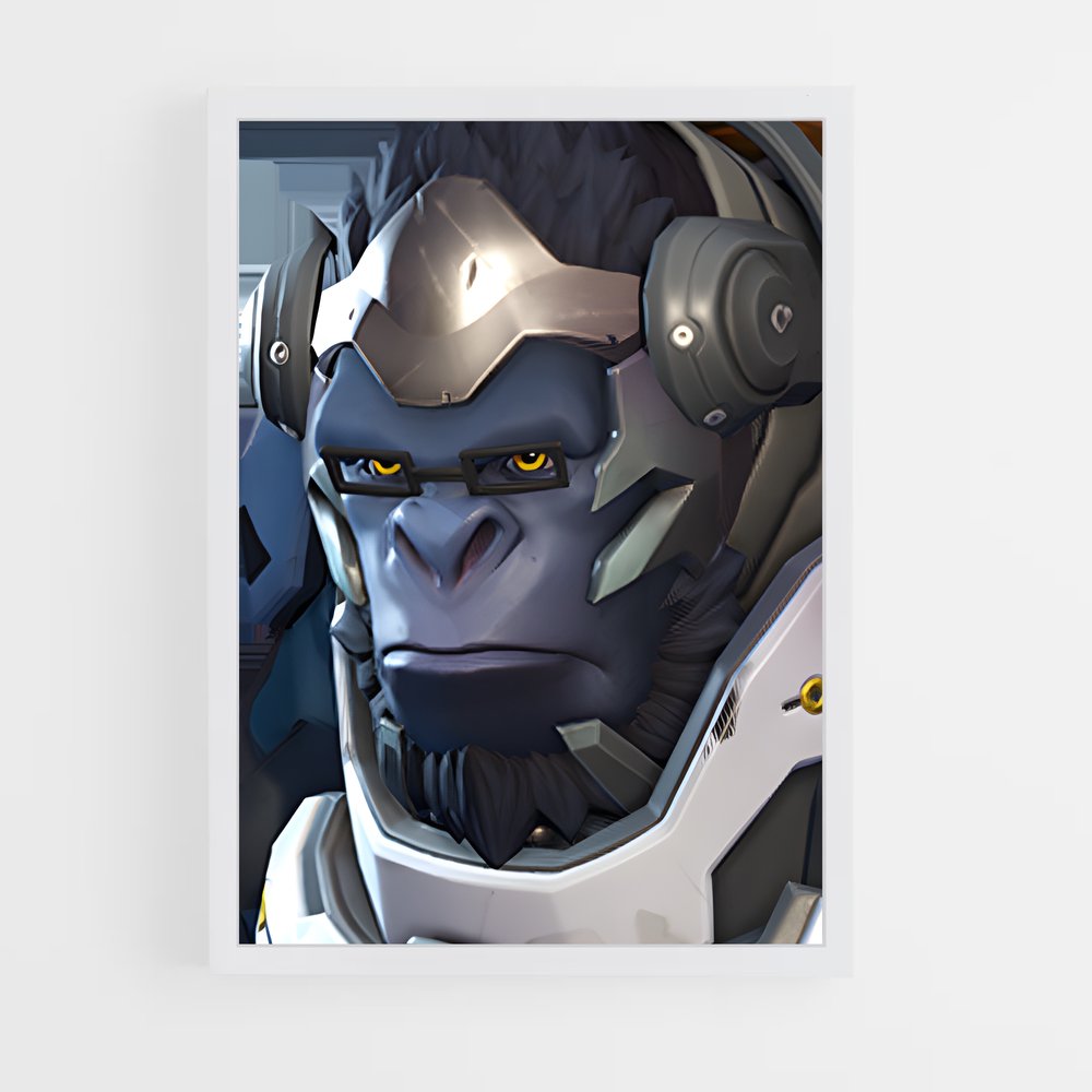 Poster Winston le Protecteur – affiche Overwatch (vue 3)